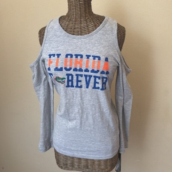 NOT AVAILABLE NWT Wes and Willy UF Florida Gators Cold Shoulder Shoulder - Picture 1 of 10